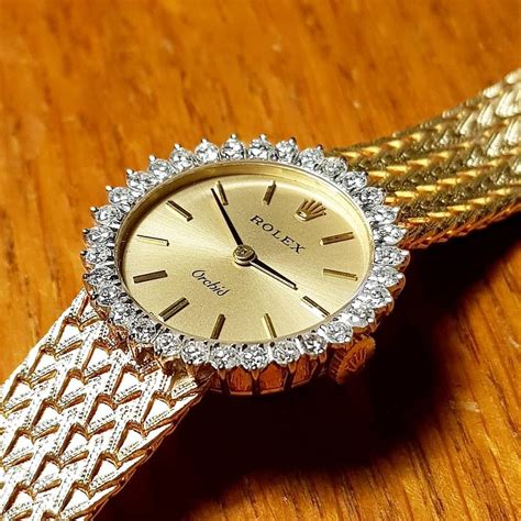 vintage Rolex orchid watch